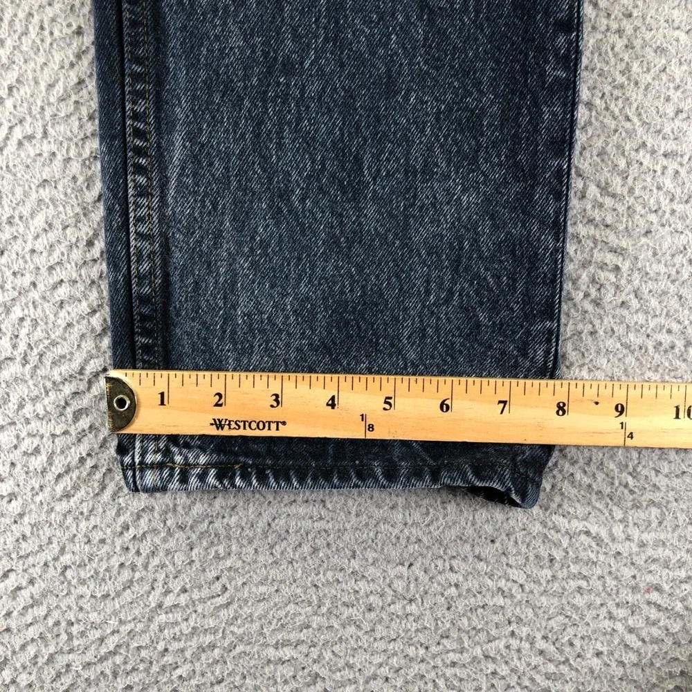 Vtg Levis Jeans Mens 31x34 501 Blue Button Fly Straight Dark Wash Made In USA